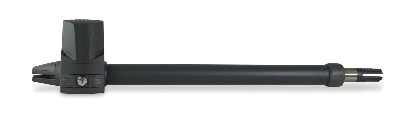 Proteco Electromechanical telescopic operator for swing gates, featuring easy installation and weather adaptability.